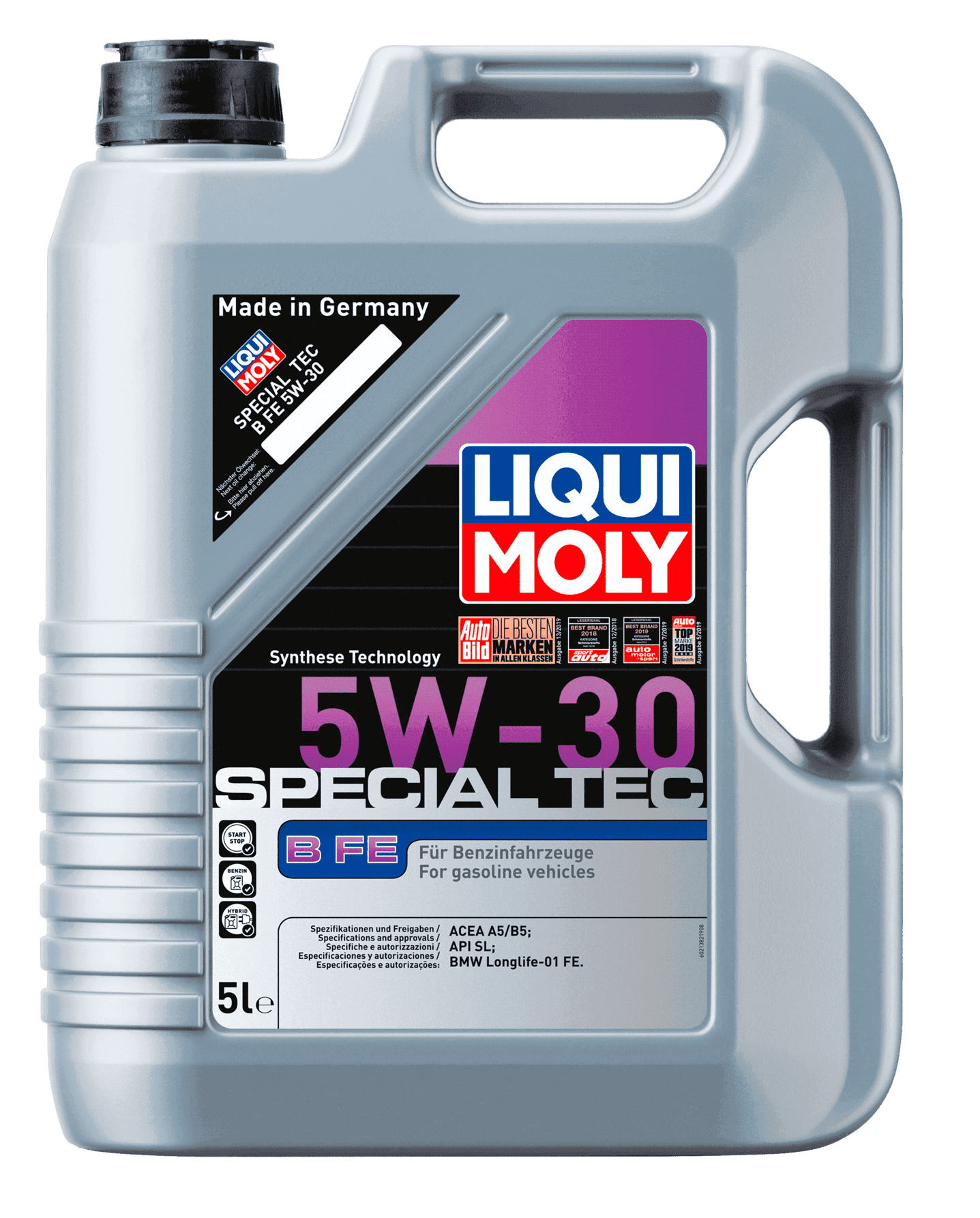 Моторное масло Liqui Moly Special Tec B FE 5W-30, 5л